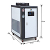 Chiller do tipo caixa de 1hp
